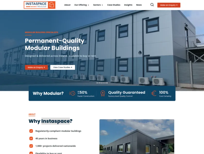 Instaspace Modular logo